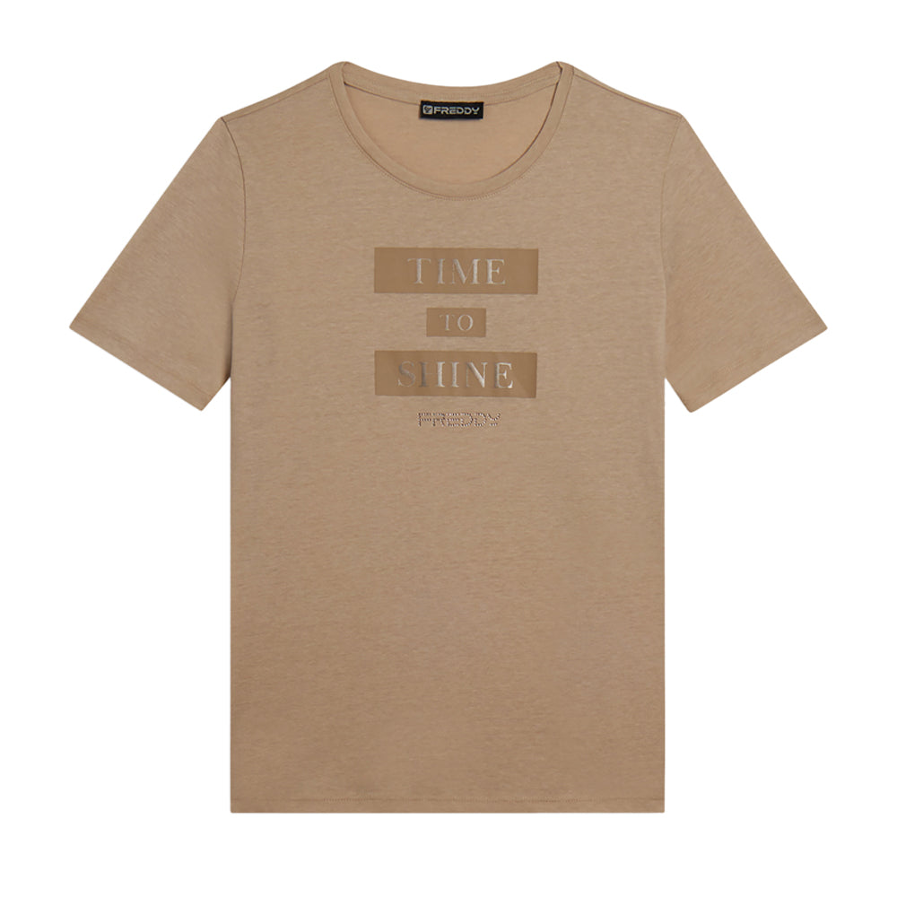T-Shirt Freddy Donna - Beige