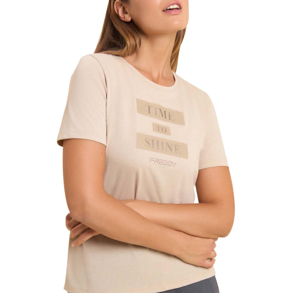 T-Shirt Freddy Donna - Beige