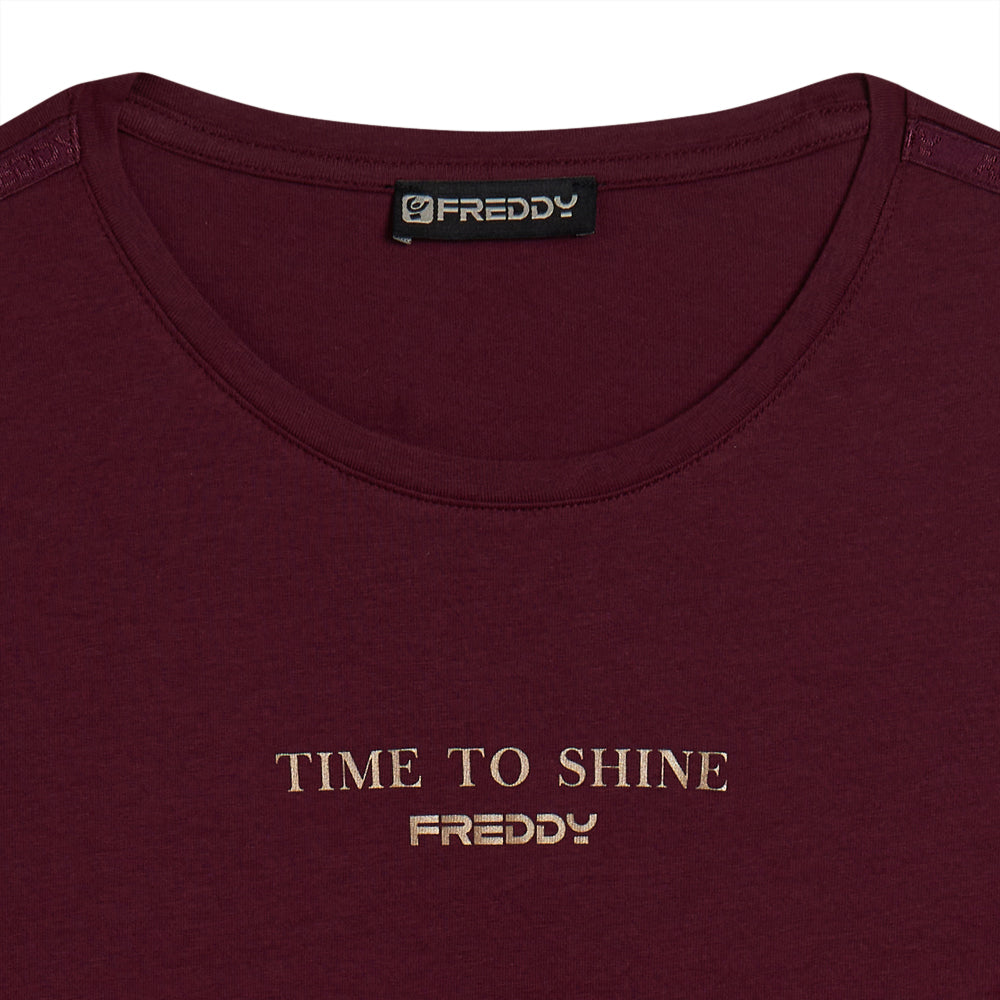 Maglia Freddy Donna - Bordeaux