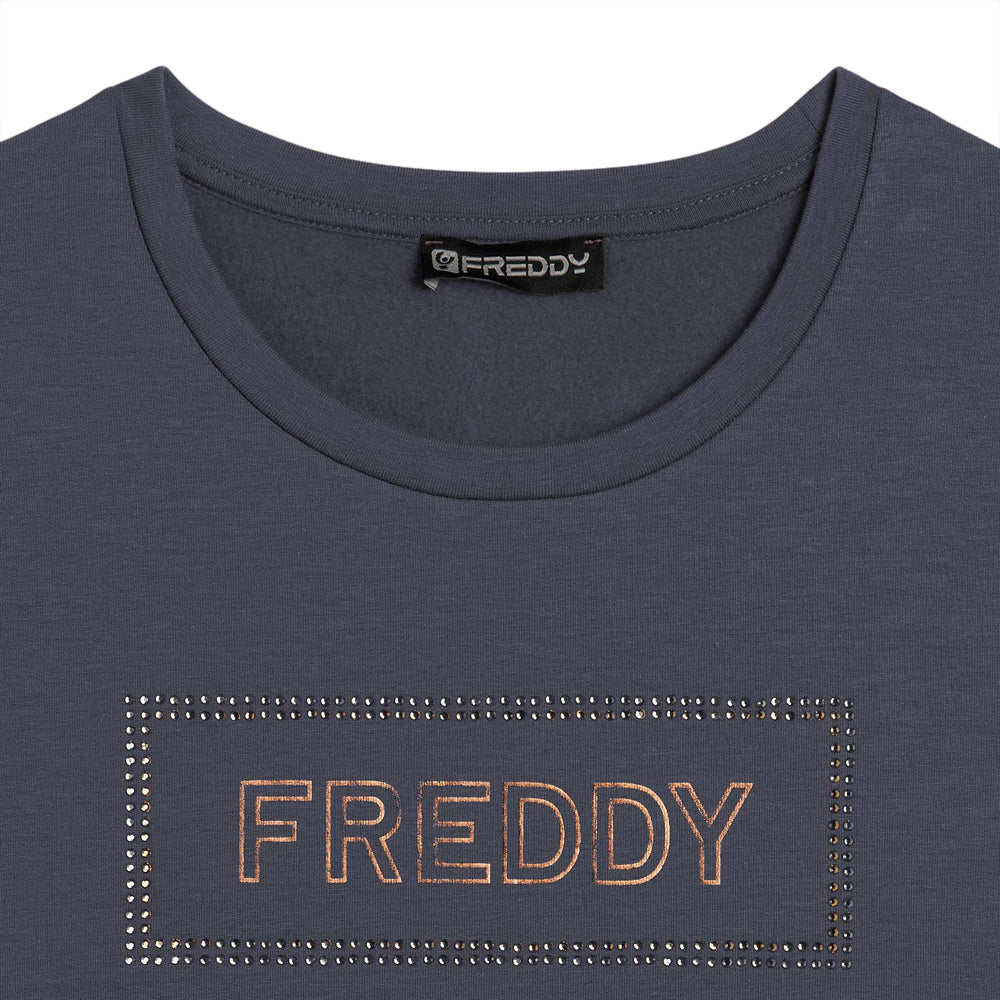Felpa Freddy Donna - Blu