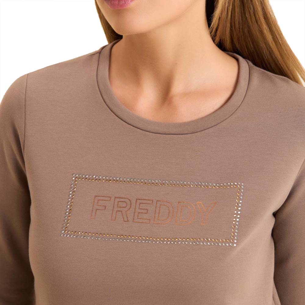 Felpa Freddy Donna - Marrone