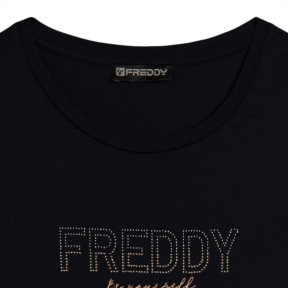 T-Shirt Freddy Donna - Nero