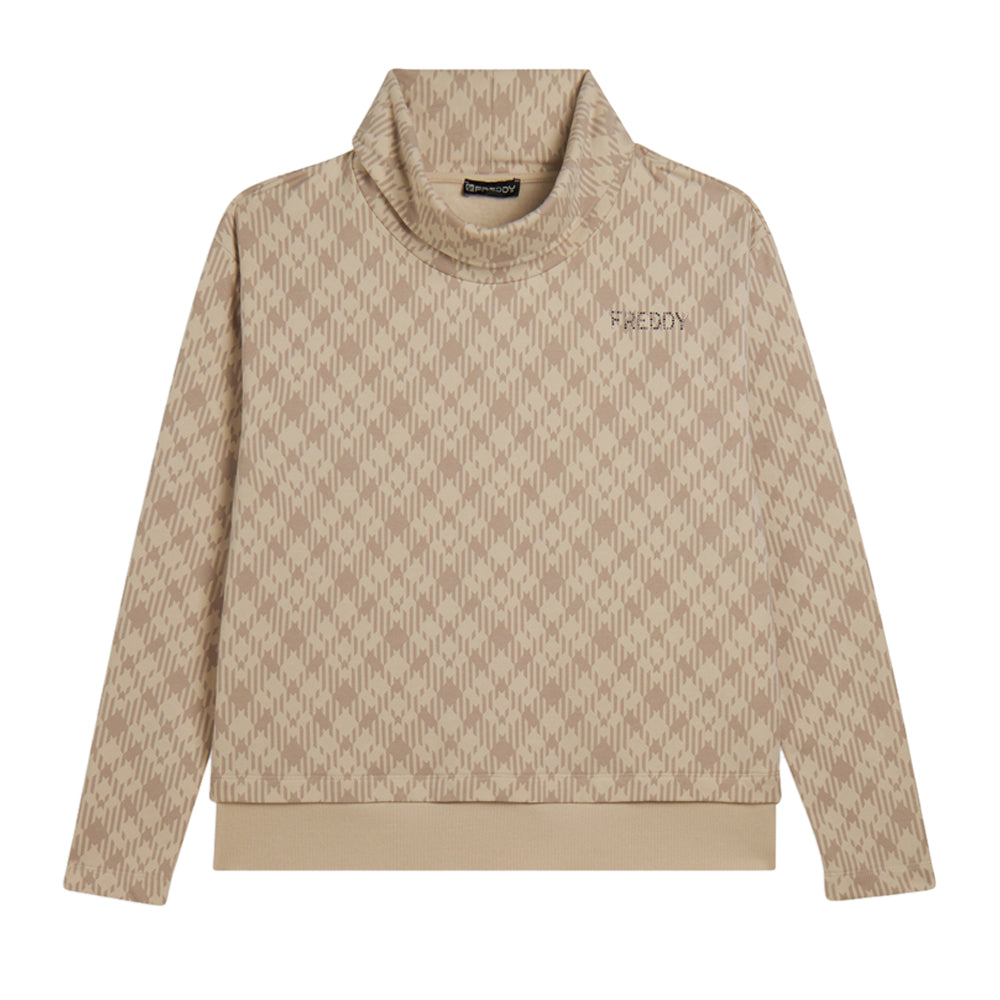 Felpa Freddy Donna - Beige