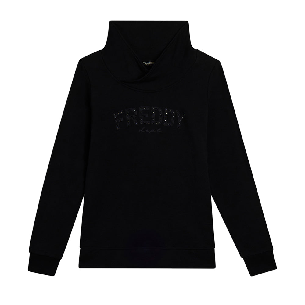 Felpa Freddy Donna - Nero