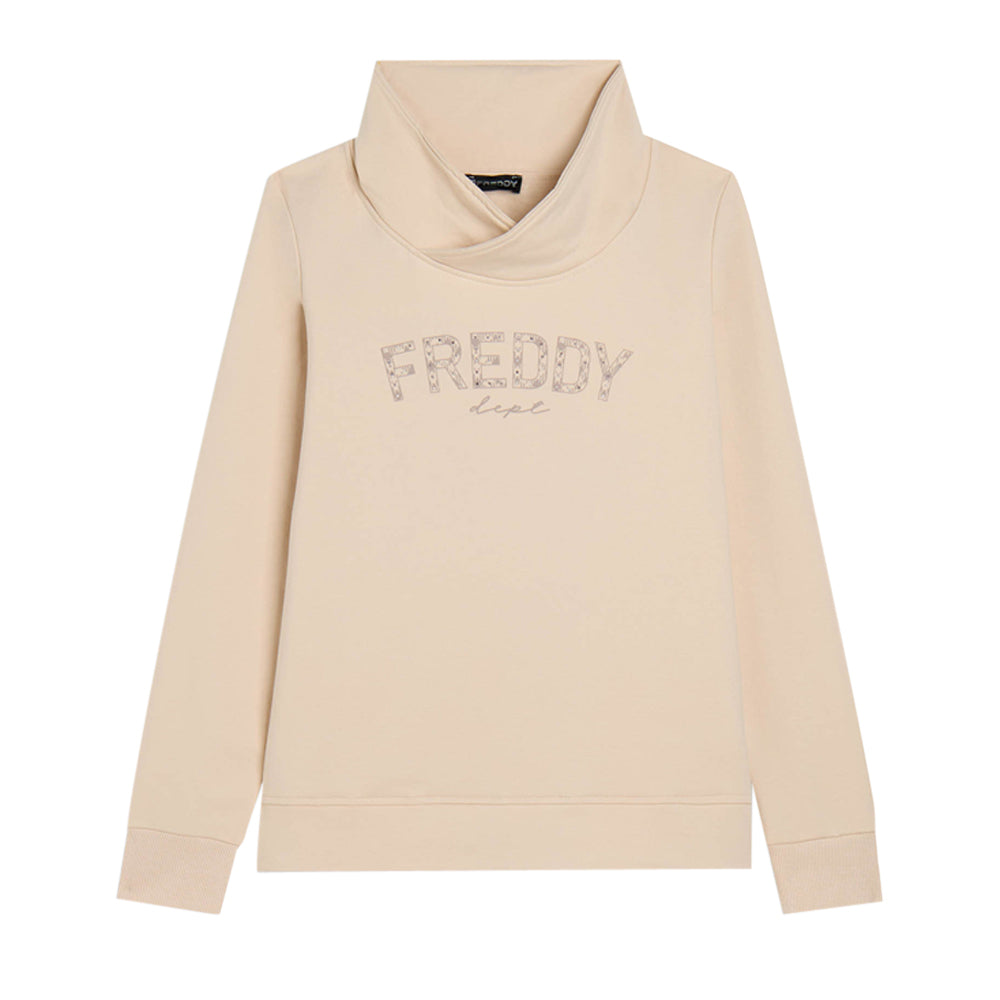 Felpa Freddy Donna - Beige