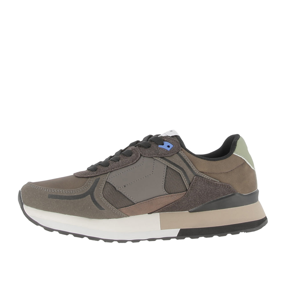 Sneakers Gas Logan Mix Uomo - Marrone