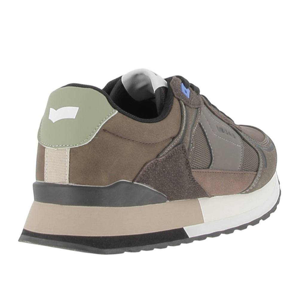 Sneakers Gas Logan Mix Uomo - Marrone