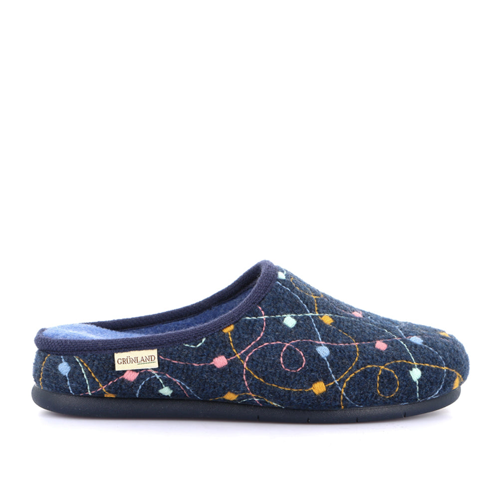 Pantofola Grunland Irra Donna - Blu