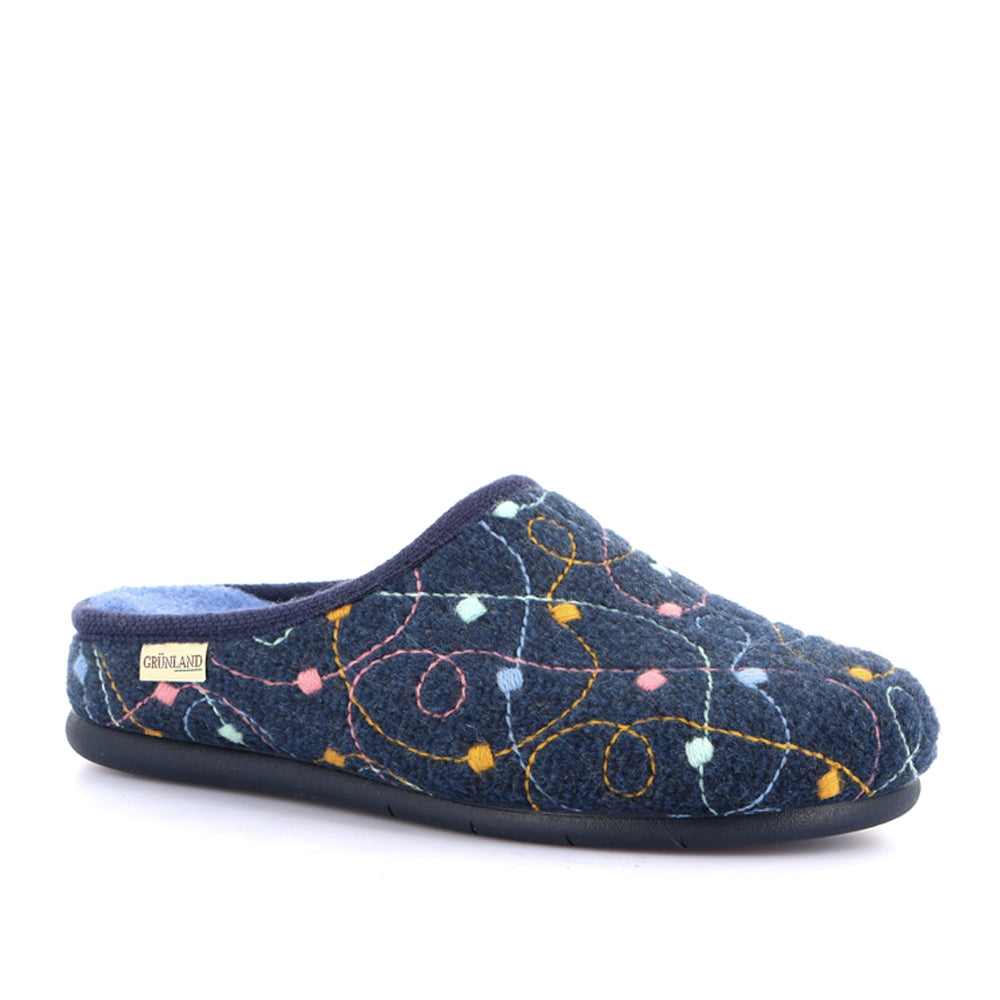 Pantofola Grunland Irra Donna - Blu
