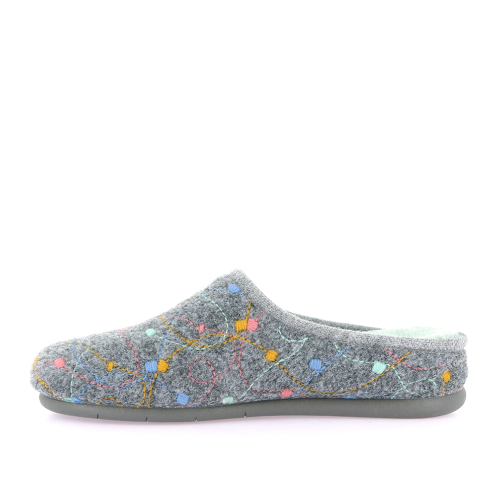 Pantofola Grunland Irra Donna - Grigio