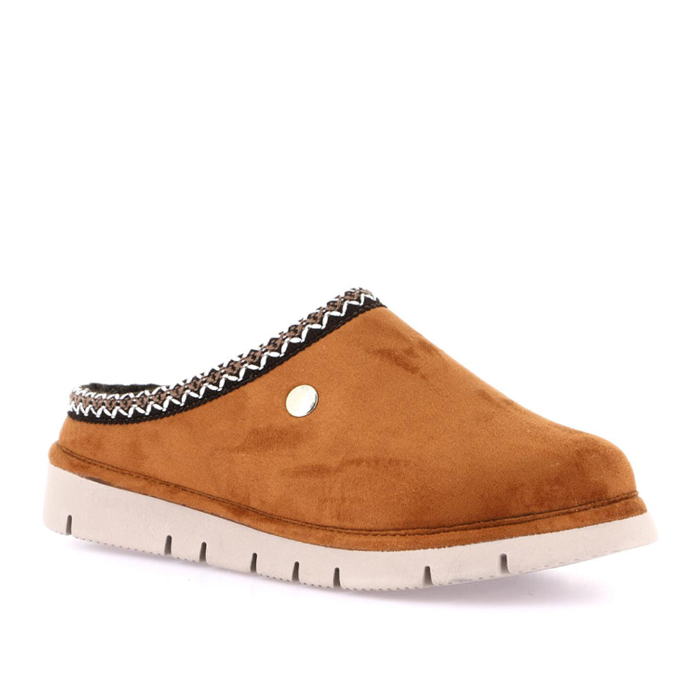 Pantofola Grunland Loxi Donna - Cuoio