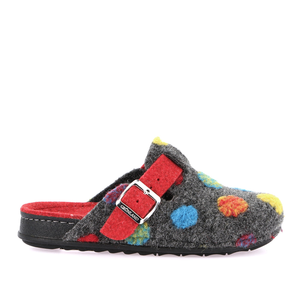 Pantofola Grunland Pila Donna - Grigio