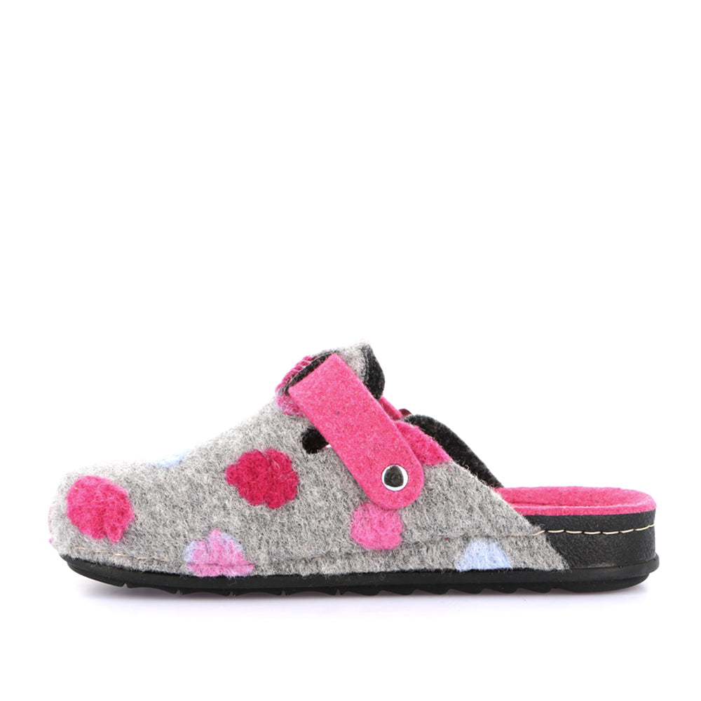 Pantofola Grunland Pila Donna - Grigio