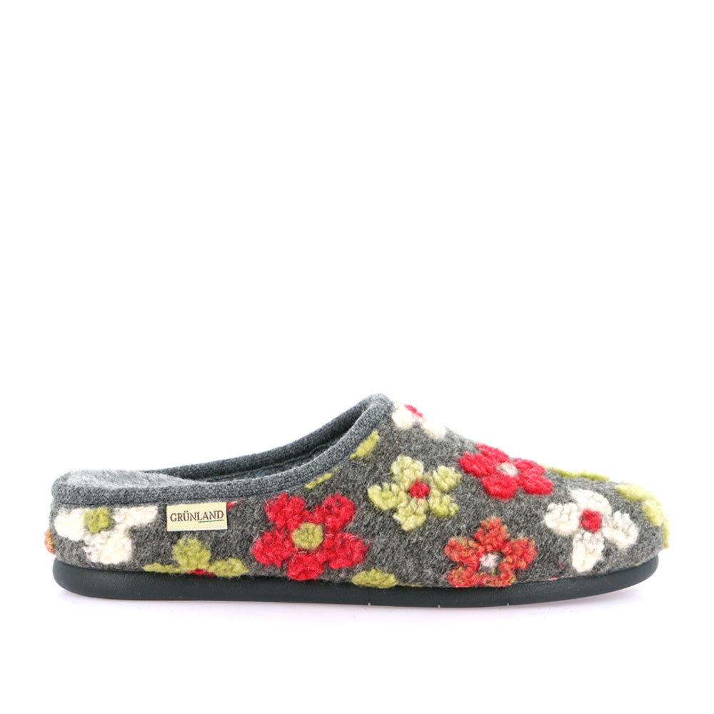 Pantofola Grunland Irra Donna - Grigio
