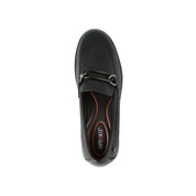 Mocassino Impronte Moka Chain Leather Donna - Nero