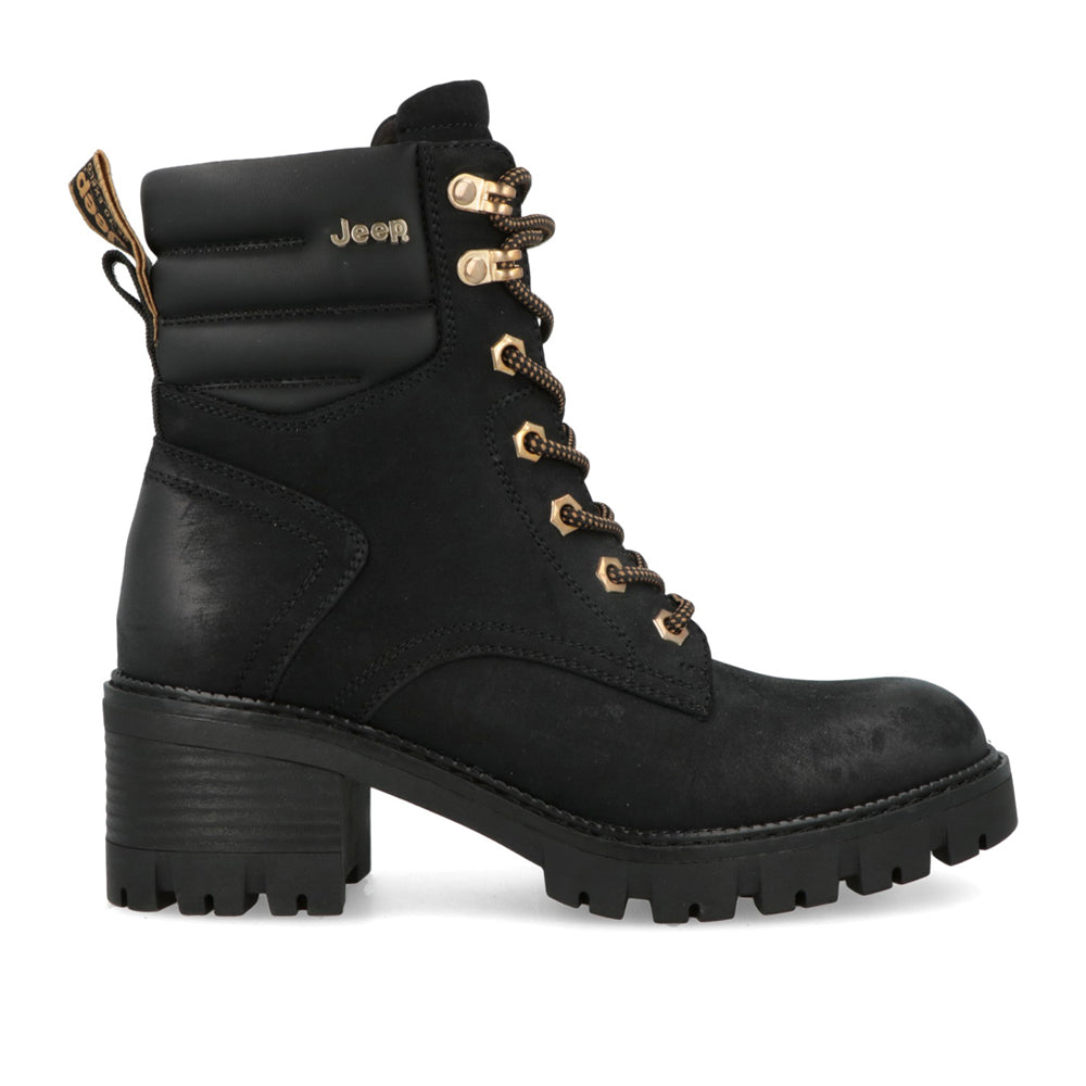 Scarponcino Jeep Raven Lace Nbk Donna - Nero