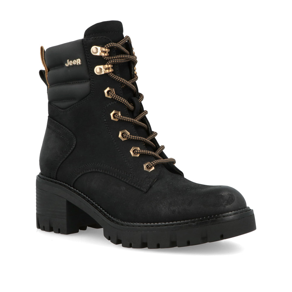 Scarponcino Jeep Raven Lace Nbk Donna - Nero
