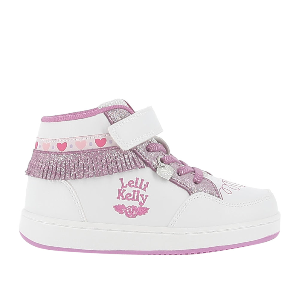 Sneakers Lelli Kelly Frangetta Bambina - Bianco