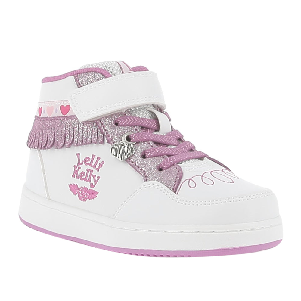 Sneakers Lelli Kelly Frangetta Bambina - Bianco