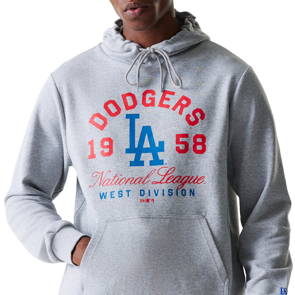 Felpa New Era Los Angeles Dodgers Uomo - Grigio