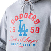 Felpa New Era Los Angeles Dodgers Uomo - Grigio