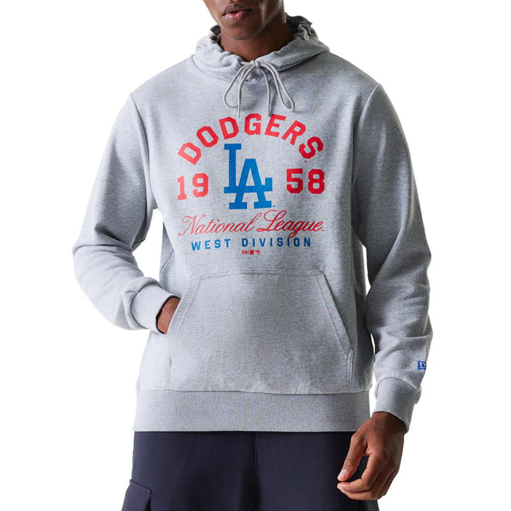 Felpa New Era Los Angeles Dodgers Uomo - Grigio