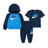 tuta nike unisex bimbo blu 327040