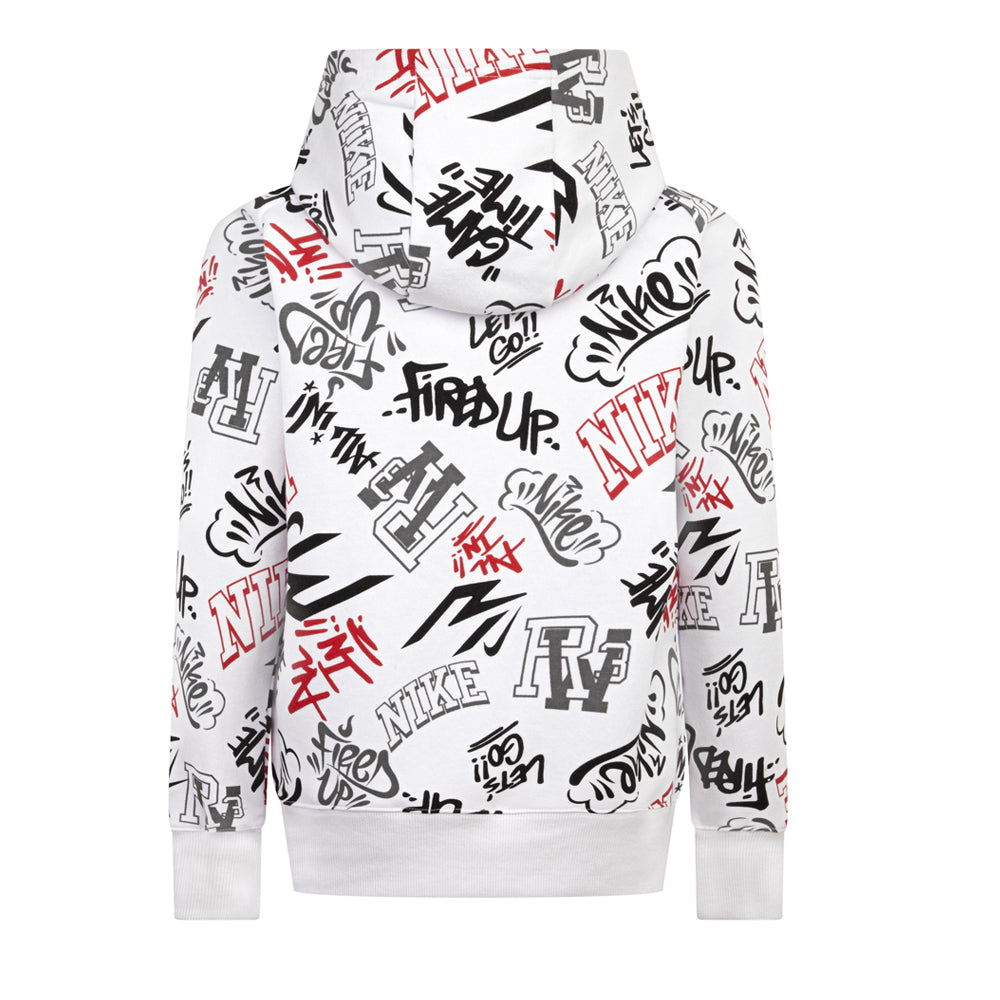 Felpa Nike Unisex Bambino - Bianco