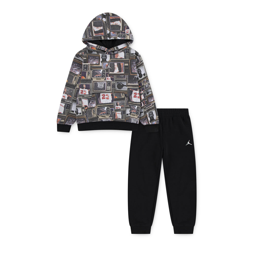 Tuta Air Jordan Unisex Bimbo - Nero