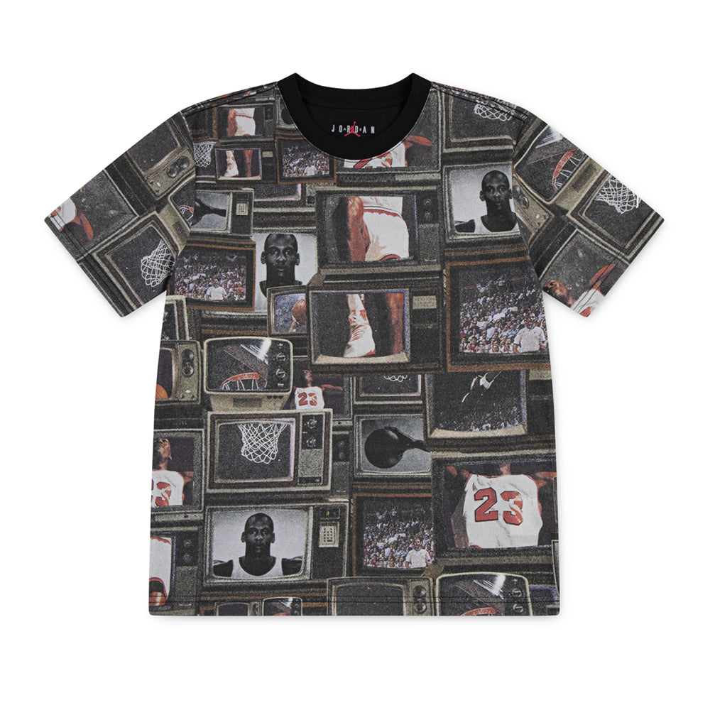 T-Shirt Air Jordan Unisex Bambino - Nero
