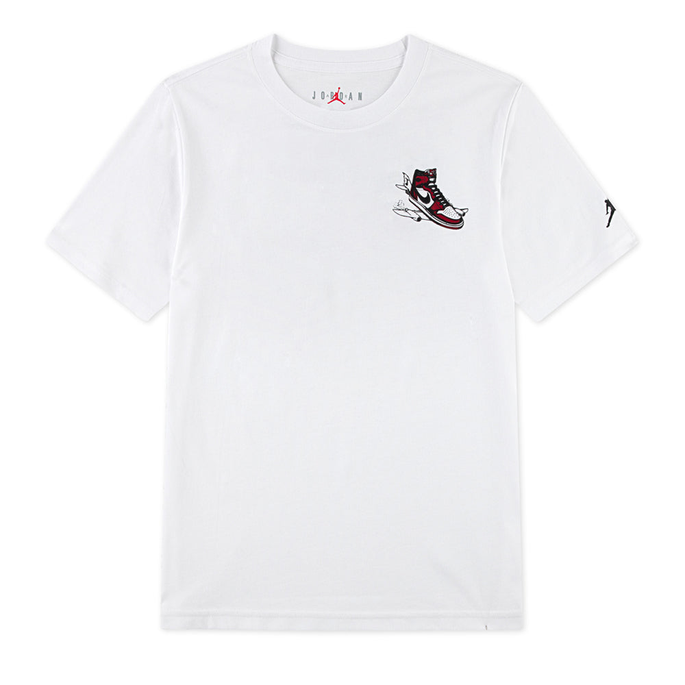 T-Shirt Air Jordan Unisex Bambino - Bianco