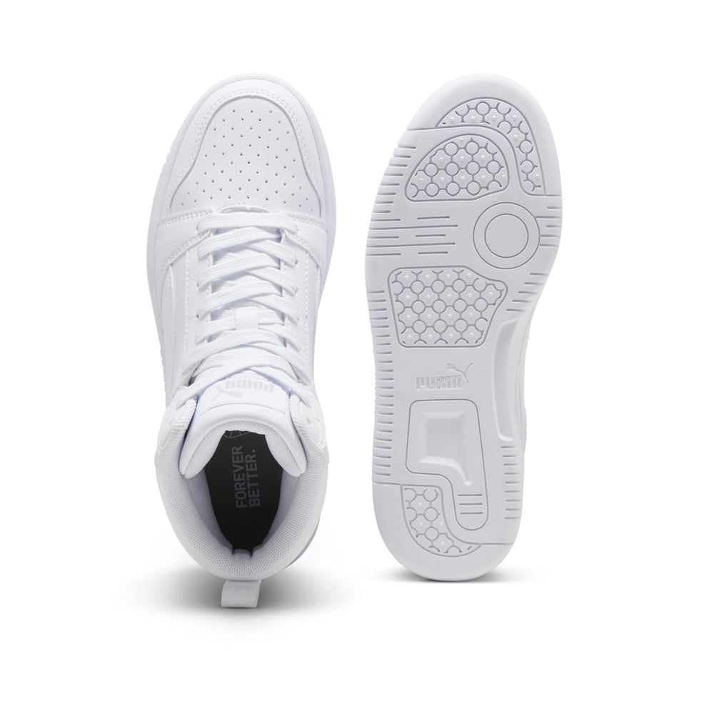Sneakers Puma Rebound V6 Mid jr Ragazzo - Bianco