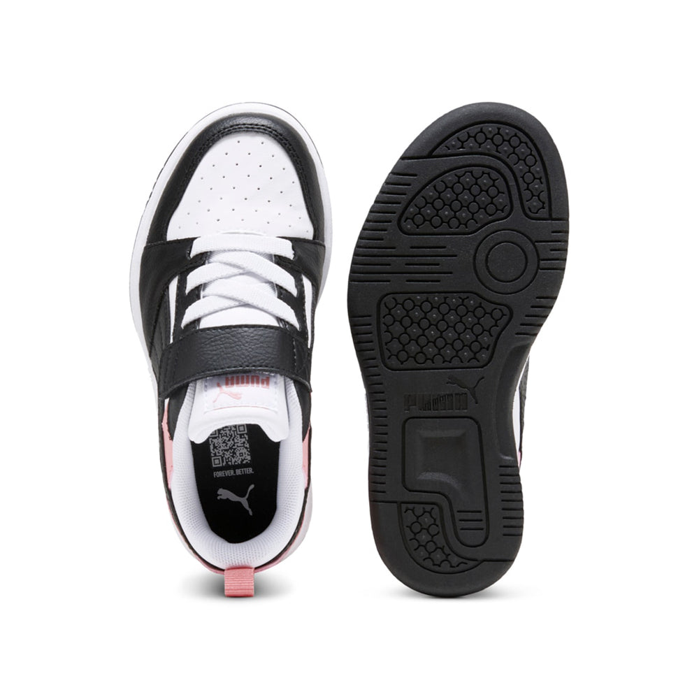 Sneakers Puma Rebound V6 Lo Ac+ ps Bambina - Bianco