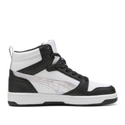 Sneakers Puma Rebound V6 Mid Space Belle jr Ragazza - Bianco