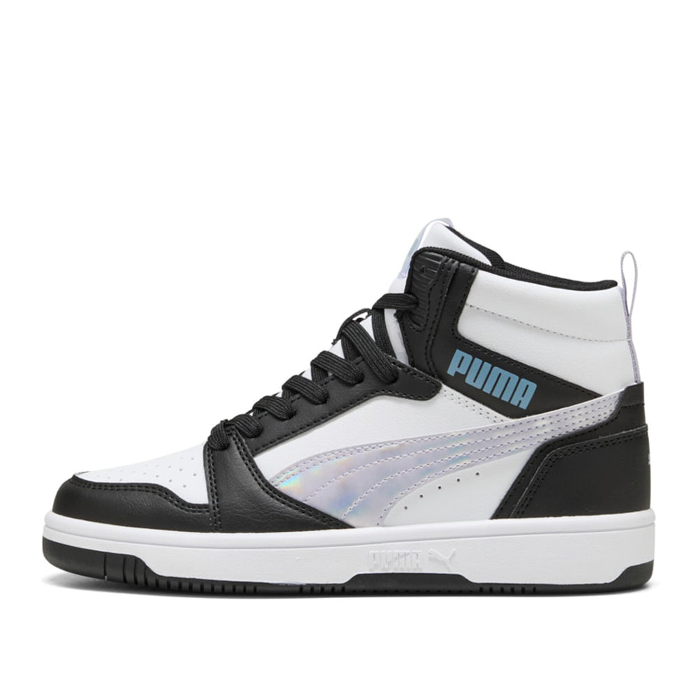 Sneakers Puma Rebound V6 Mid Space Belle jr Ragazza - Bianco