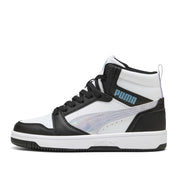 Sneakers Puma Rebound V6 Mid Space Belle jr Ragazza - Bianco