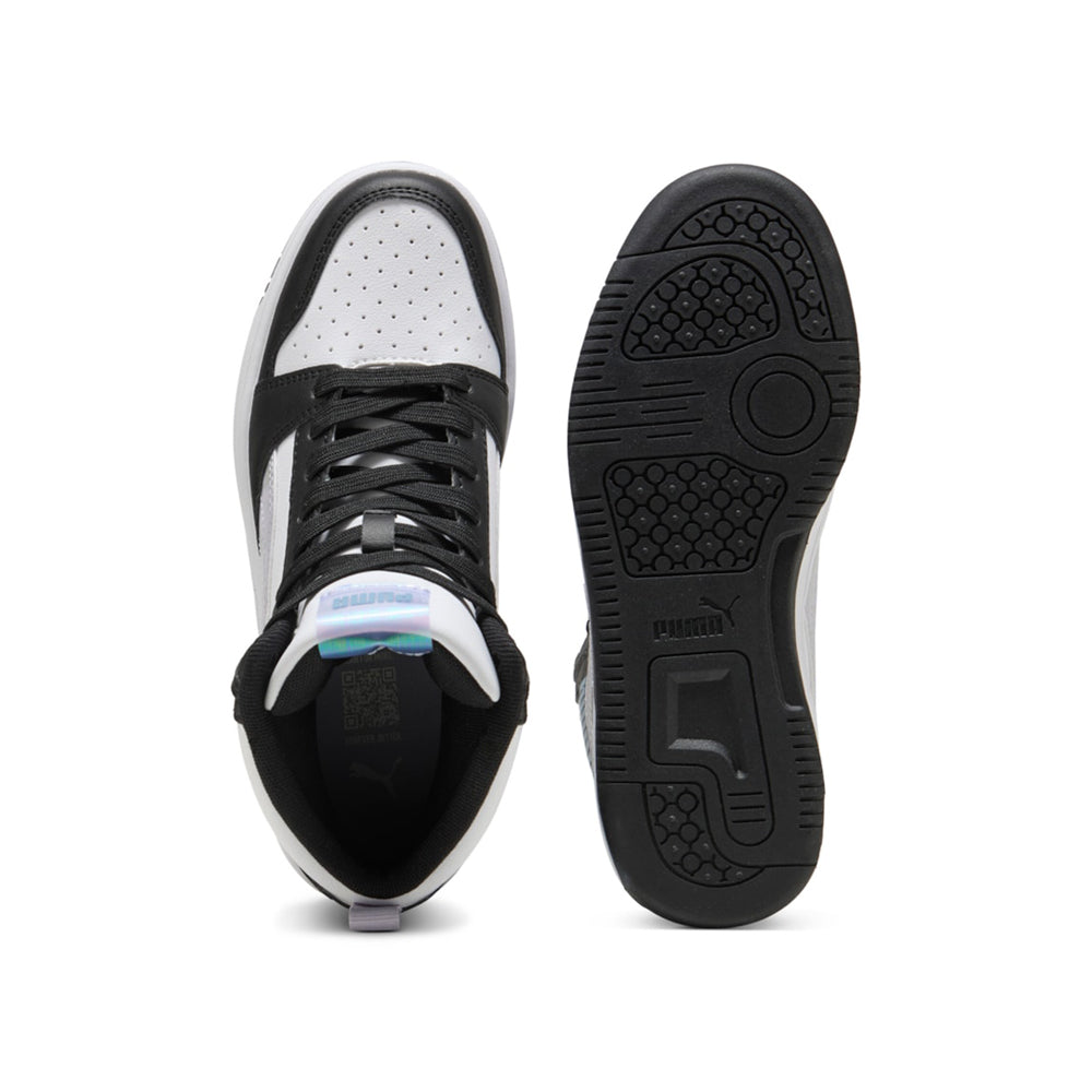 Sneakers Puma Rebound V6 Mid Space Belle jr Ragazza - Bianco