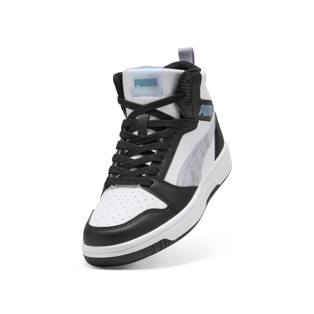 Sneakers Puma Rebound V6 Mid Space Belle jr Ragazza - Bianco