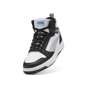 Sneakers Puma Rebound V6 Mid Space Belle jr Ragazza - Bianco