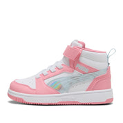 Sneakers Puma Rebound V6 Mid Space Belle Ac+ ps Bambina - Bianco