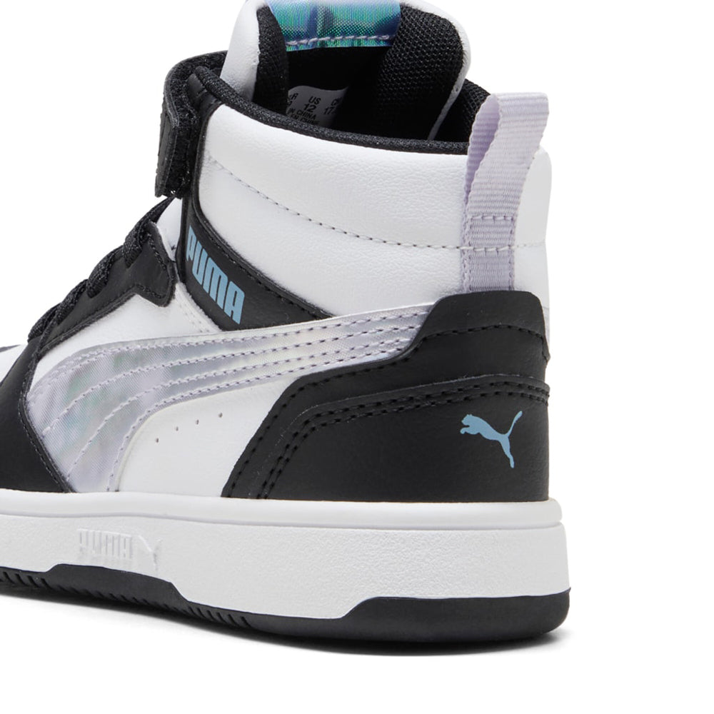 Sneakers Puma Rebound V6 Mid Space Belle Ac+ ps Bambina - Bianco