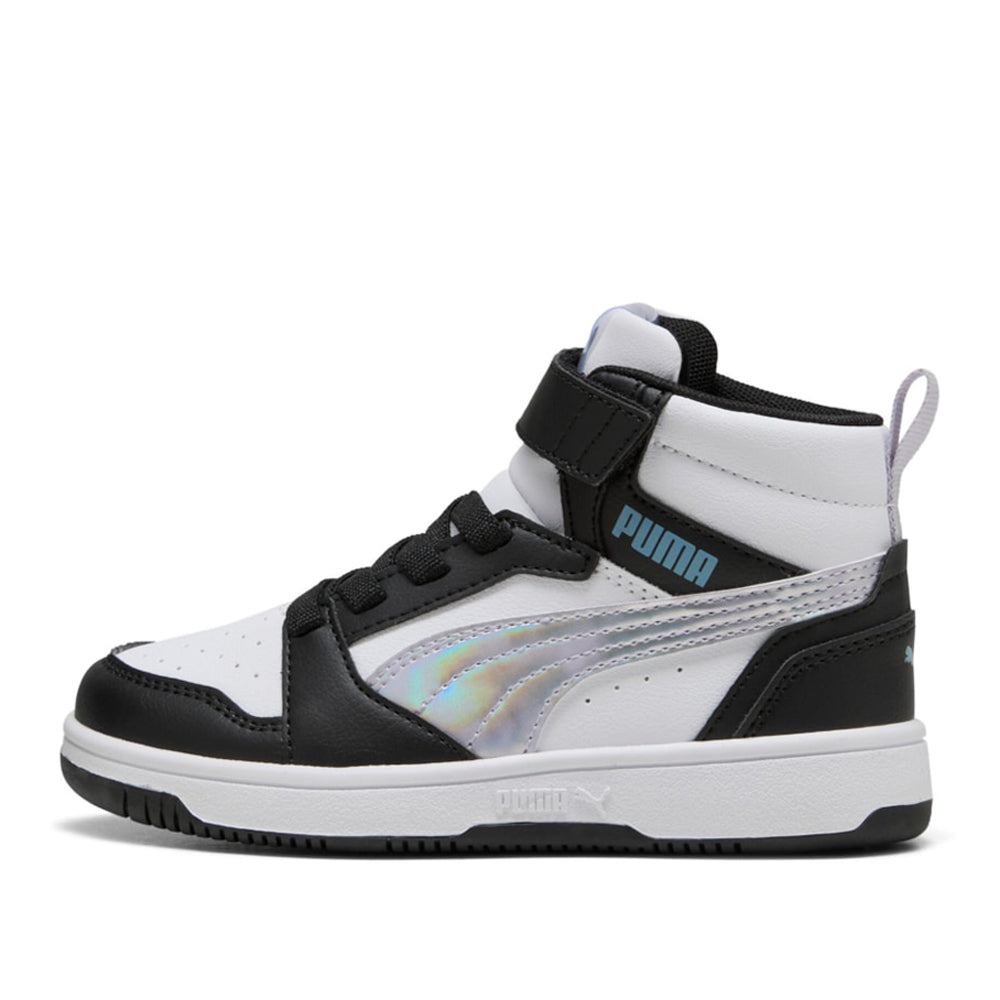 Sneakers Puma Rebound V6 Mid Space Belle Ac+ ps Bambina - Bianco