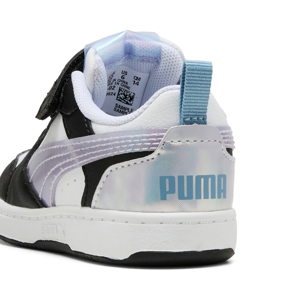 Sneakers Puma Rebound V6 Lo Space Belle Ac+ Inf Bimba - Bianco