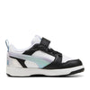 sneakers puma rebound v6 lo space belle ac inf bimba bianco 8210329