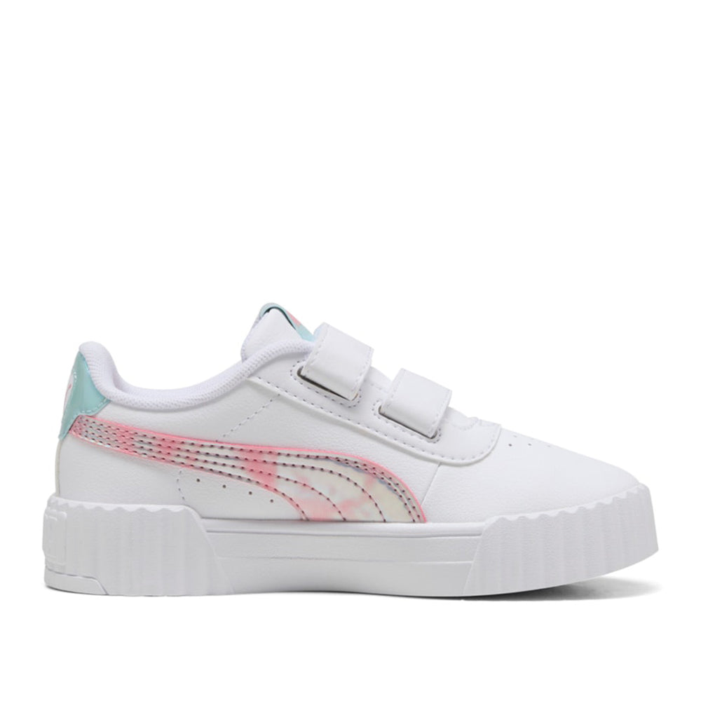 Sneakers Puma Carina 3.0 Space Belle V ps Bambina - Bianco