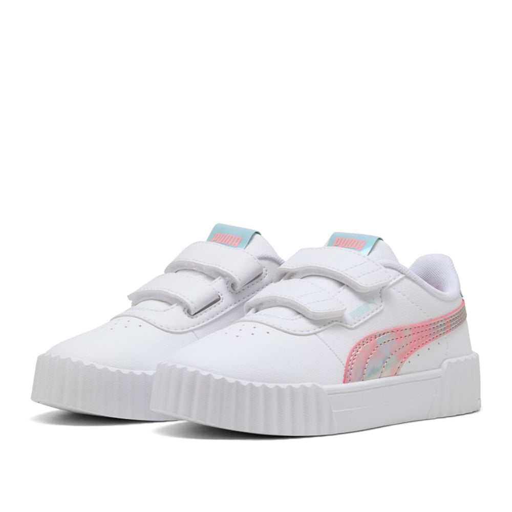 Sneakers Puma Carina 3.0 Space Belle V ps Bambina - Bianco