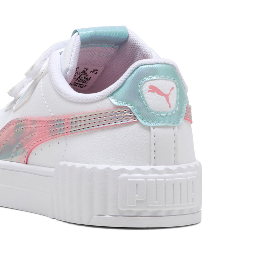 Sneakers Puma Carina 3.0 Space Belle V ps Bambina - Bianco