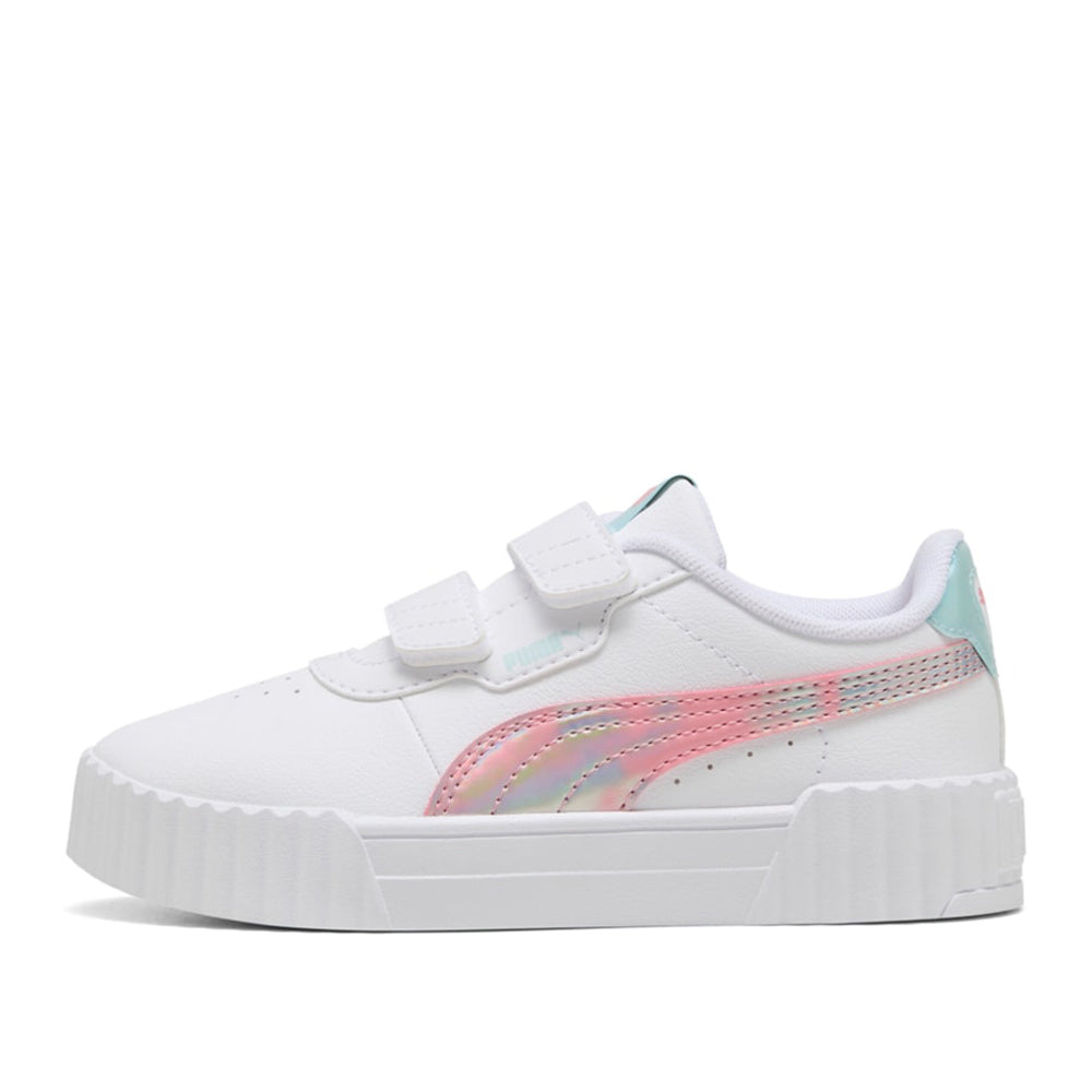Sneakers Puma Carina 3.0 Space Belle V ps Bambina - Bianco