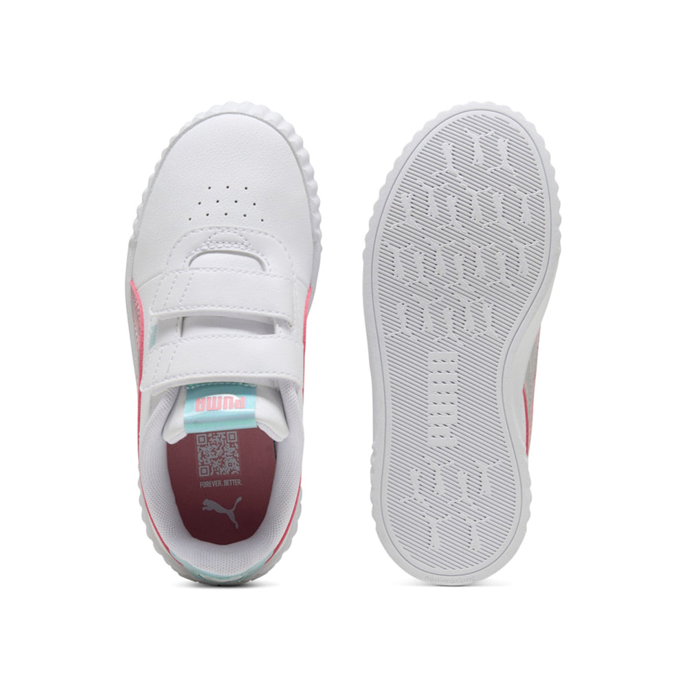 Sneakers Puma Carina 3.0 Space Belle V ps Bambina - Bianco
