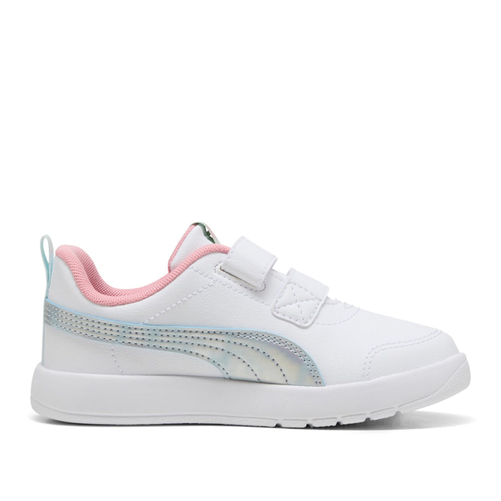Sneakers Puma Courtflex V3 Space Belle V ps Bambina - Bianco